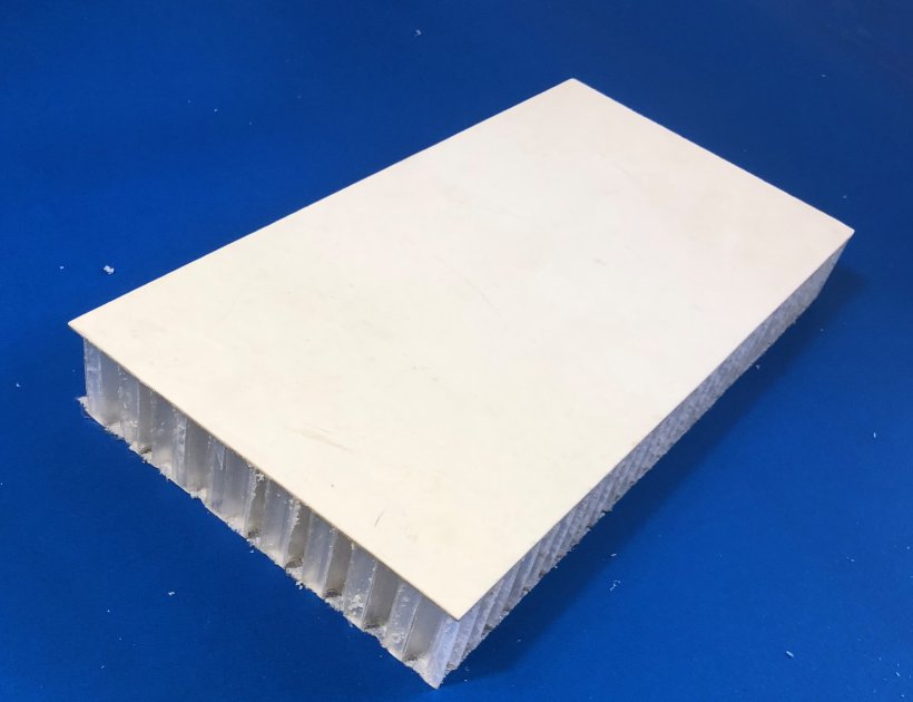 Thermoplastic honeycomb with non-woven customization-705