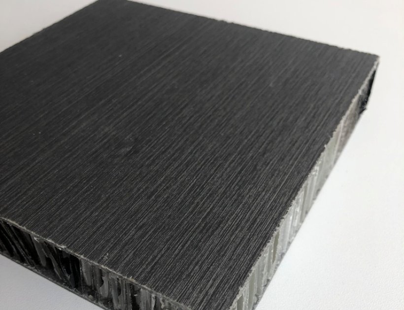 PP honeycomb core material with carbon fibre surface-759